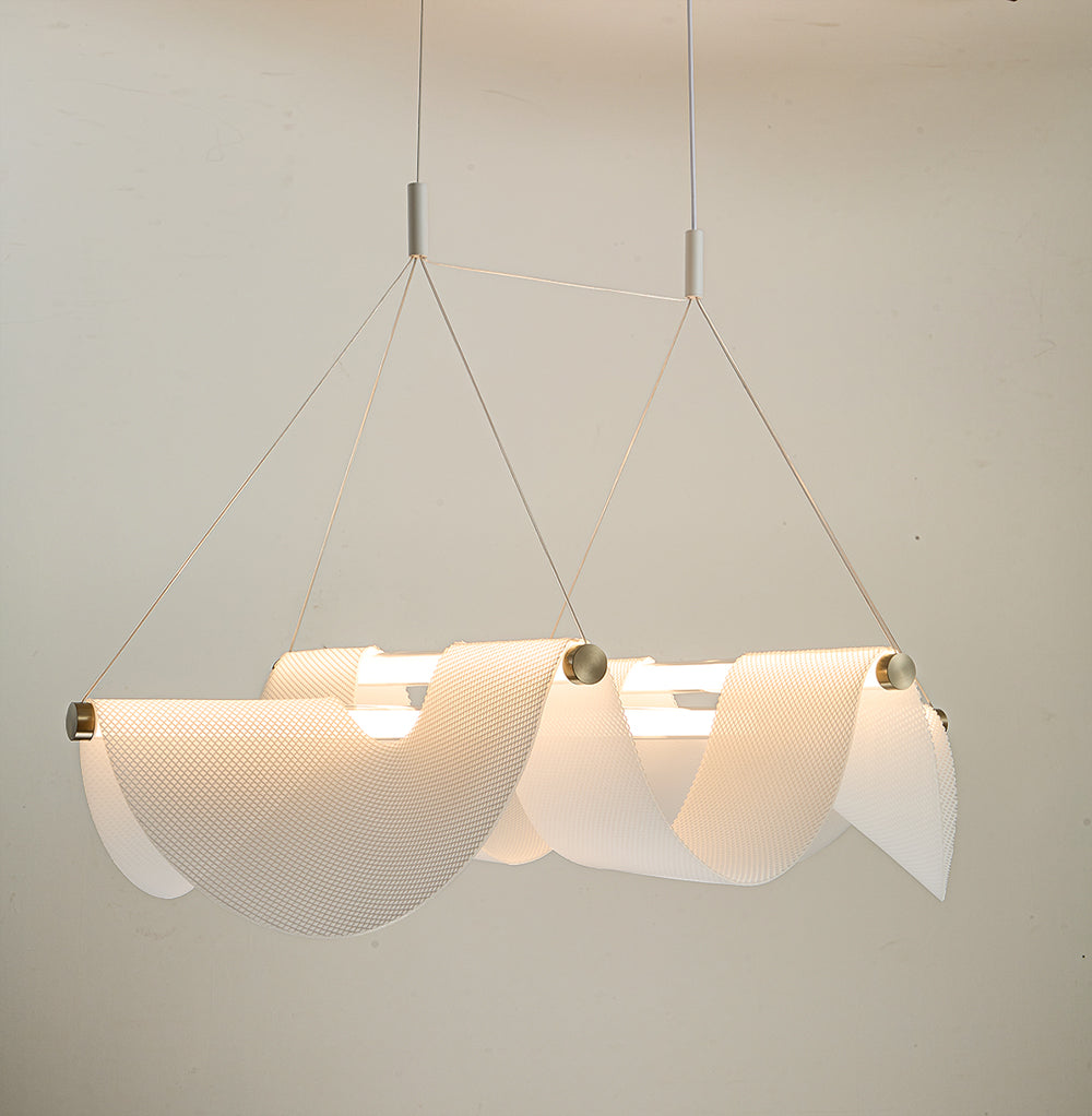 Floating Gauze Chandelier
