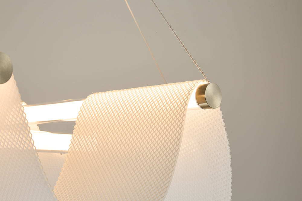 Floating Gauze Chandelier