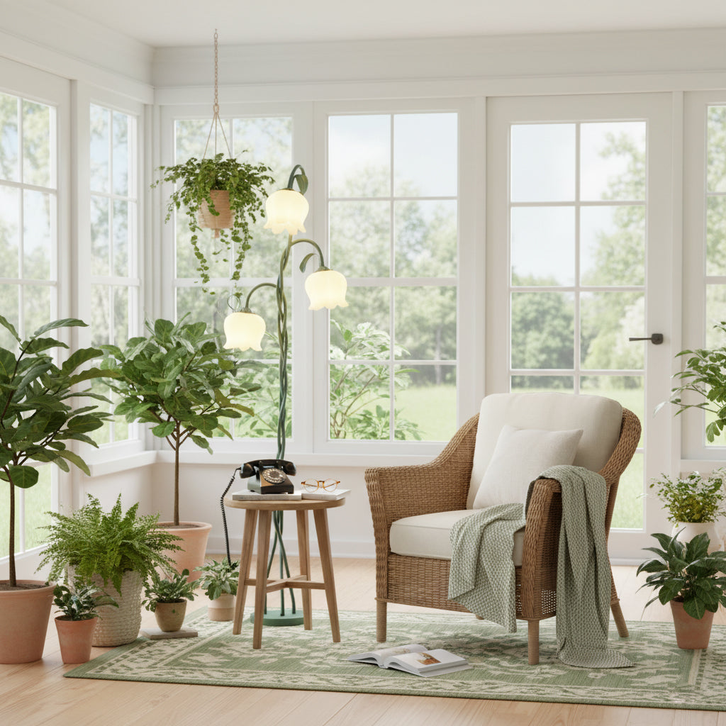 Twist Tulip Flower Floor Lamp