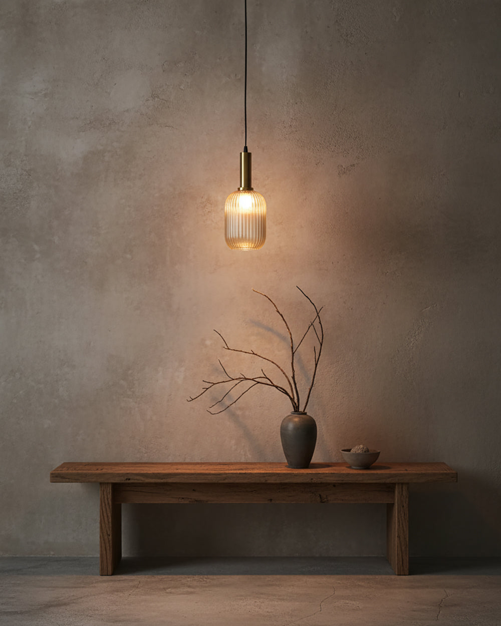 Nina Ribbed Pendant Lamp