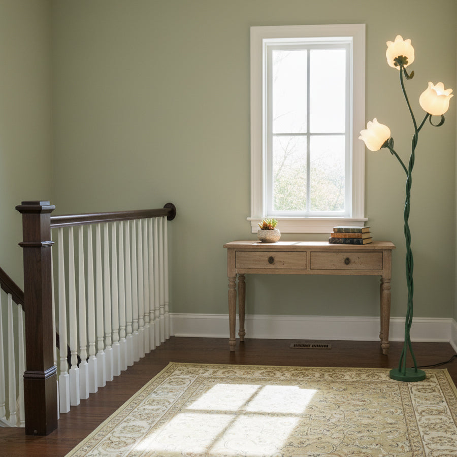 Twist Tulip Flower Floor Lamp