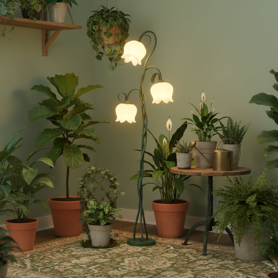 Twist Tulip Flower Floor Lamp