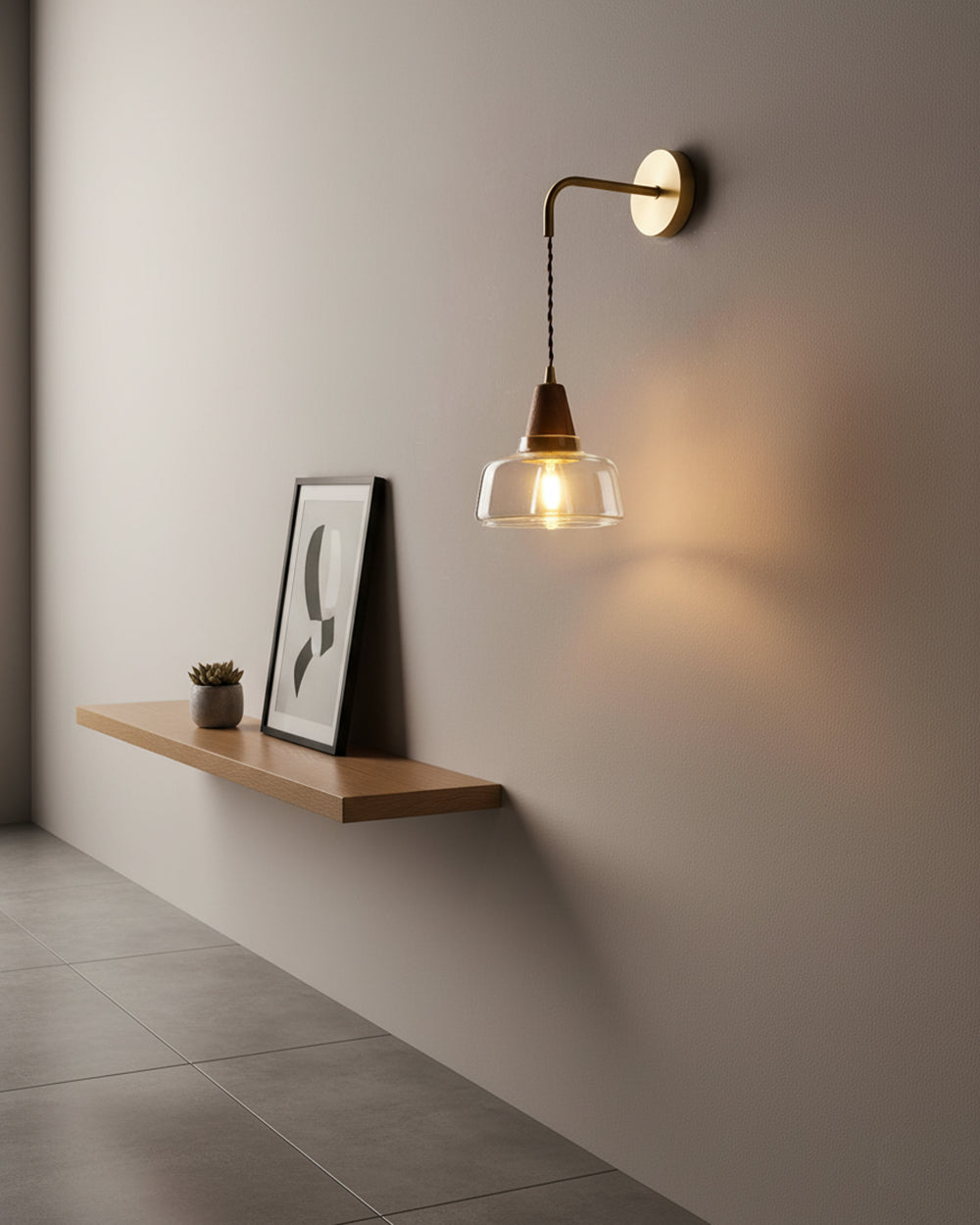 Rockford Plug In Wall Lamp
