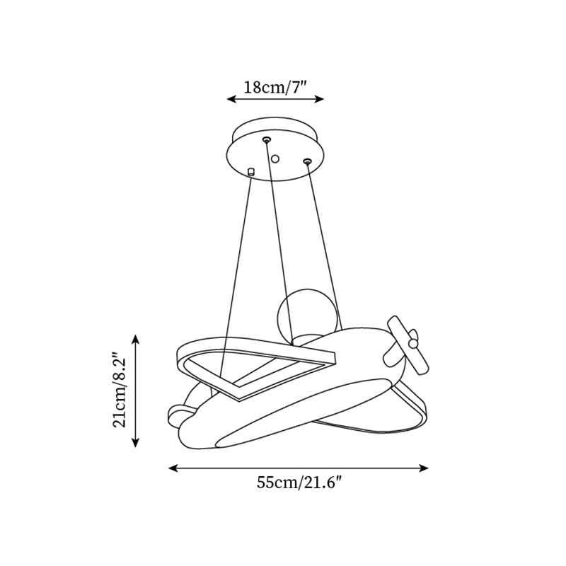 Airplane Pendant Lamp