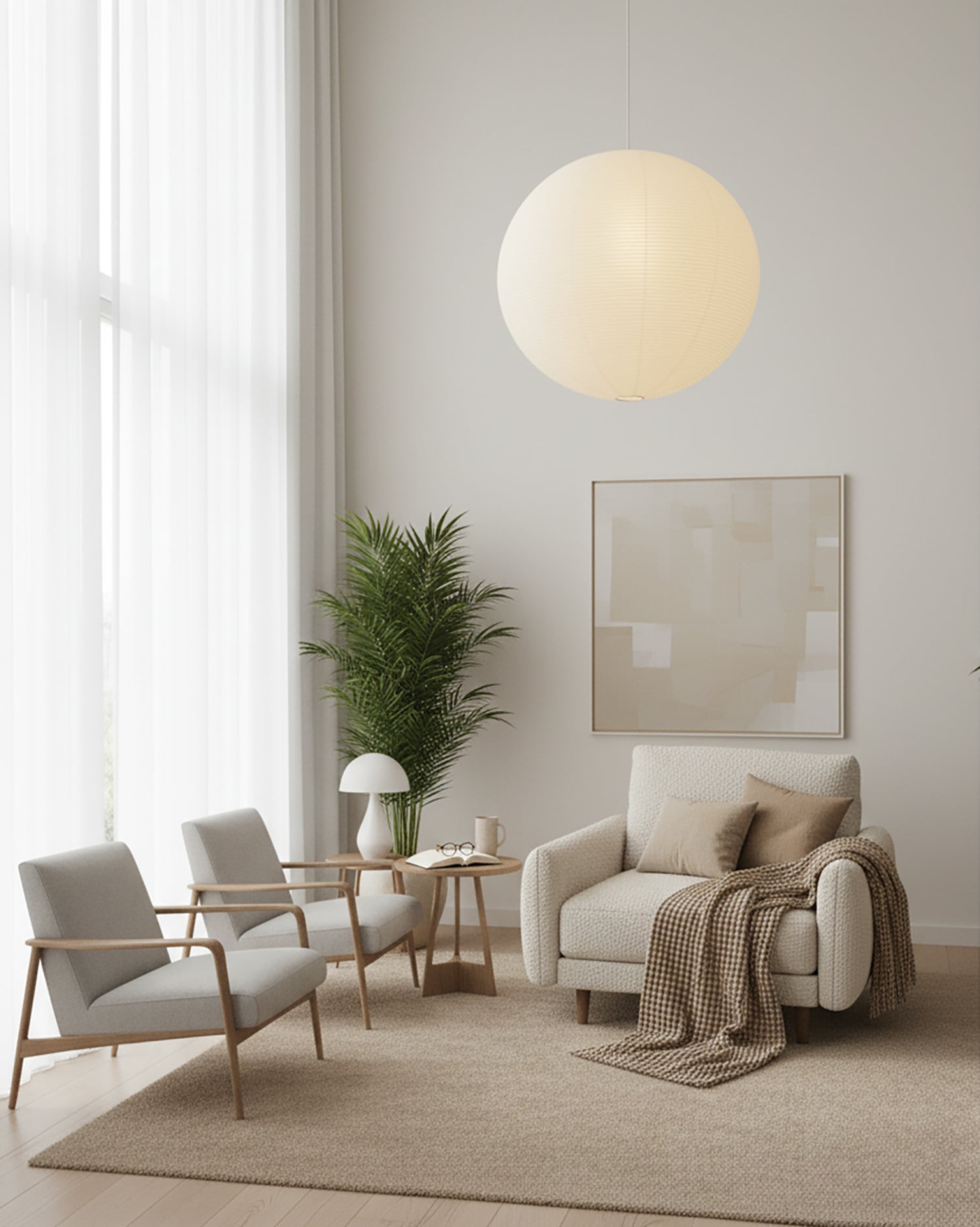 Akari Round Series Pendant Lamp