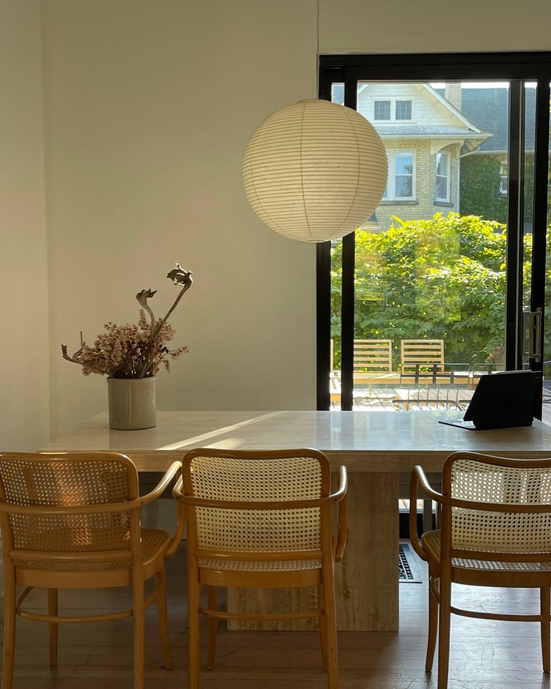 Akari A Series Plug In Pendant Lamp White Wire Version