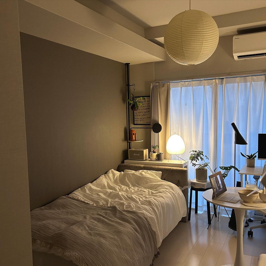 Akari A Series Plug In Pendant Lamp White Wire Version