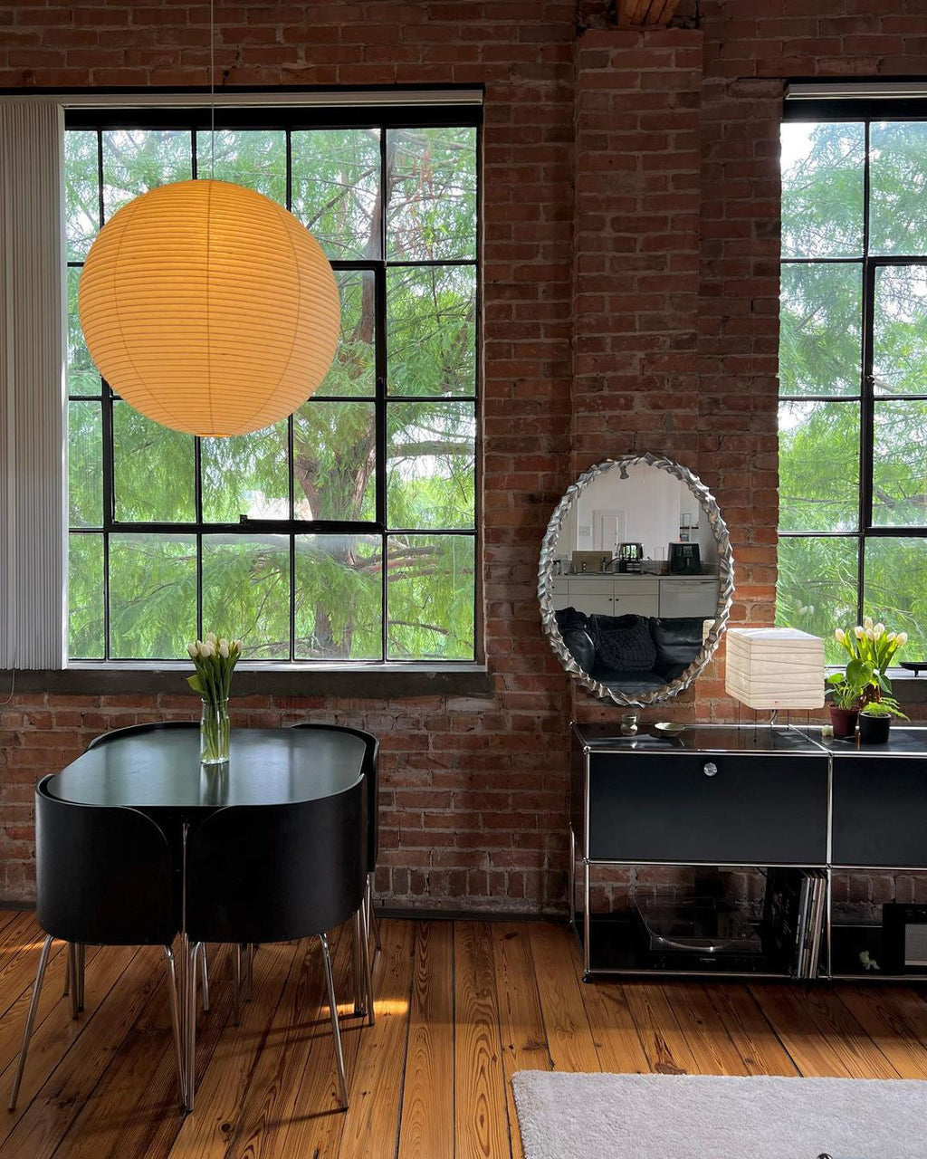 Akari A Series Plug In Pendant Lamp White Wire Version