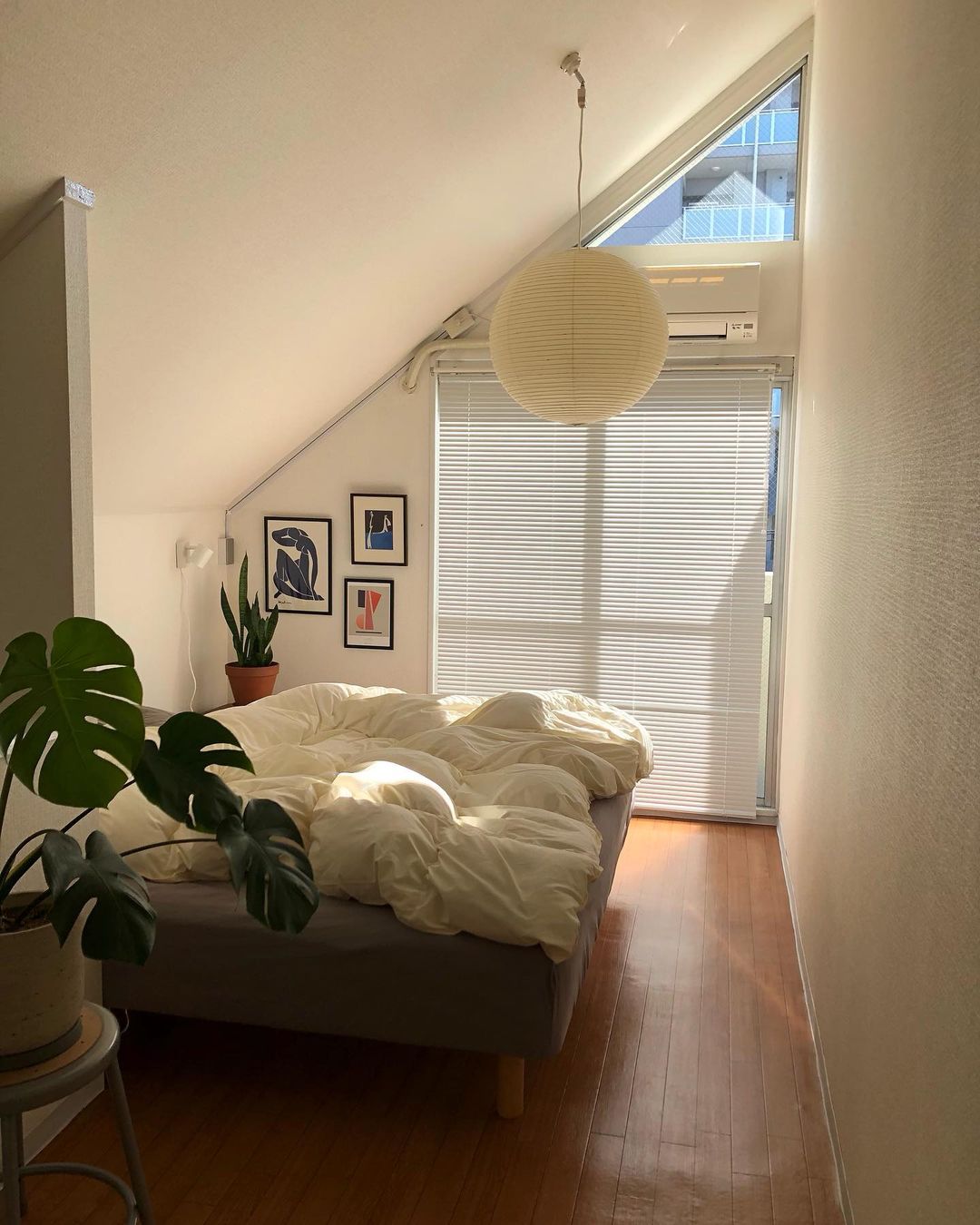 Akari A Series Plug In Pendant Lamp White Wire Version