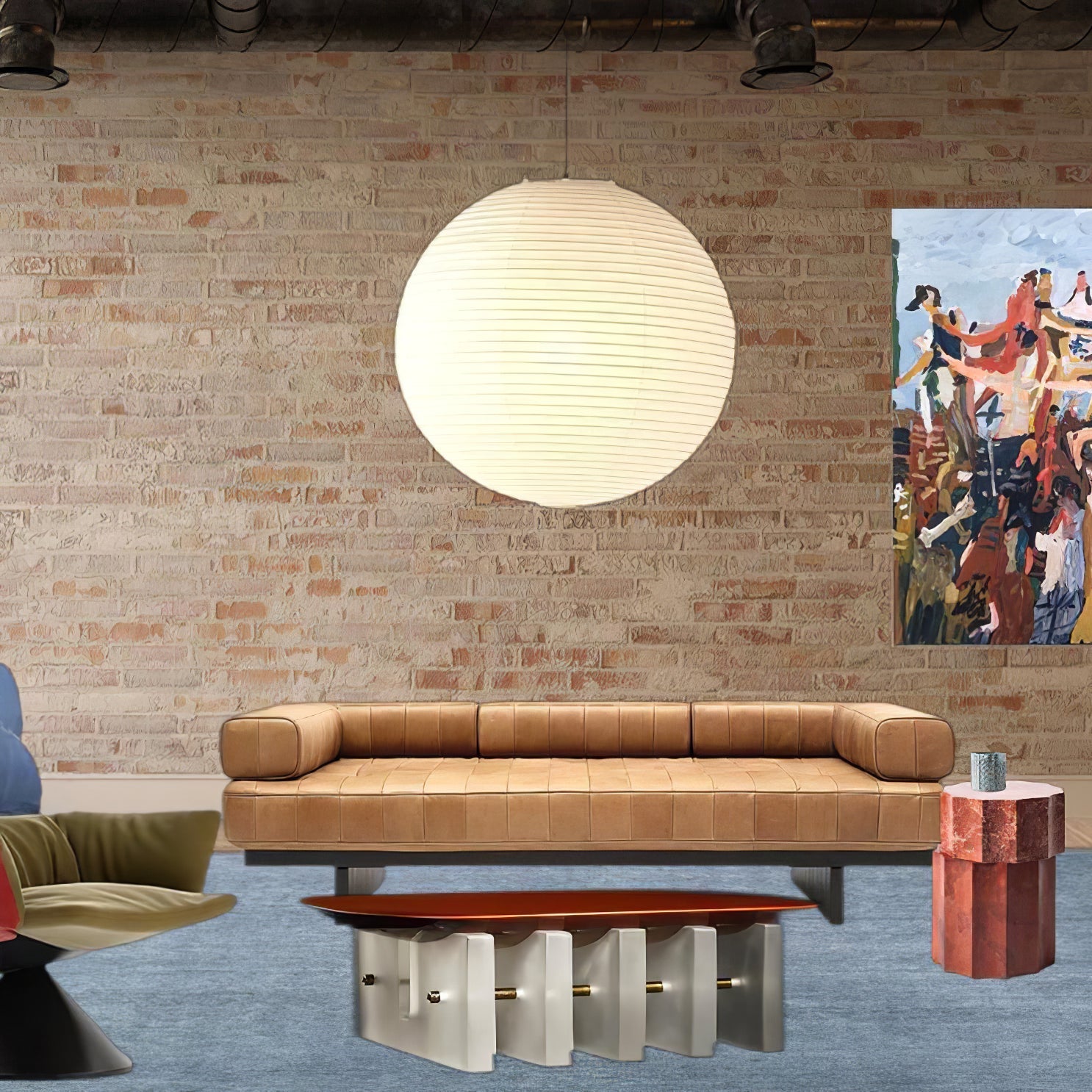 Akari A Series Plug In Pendant Lamp White Wire Version