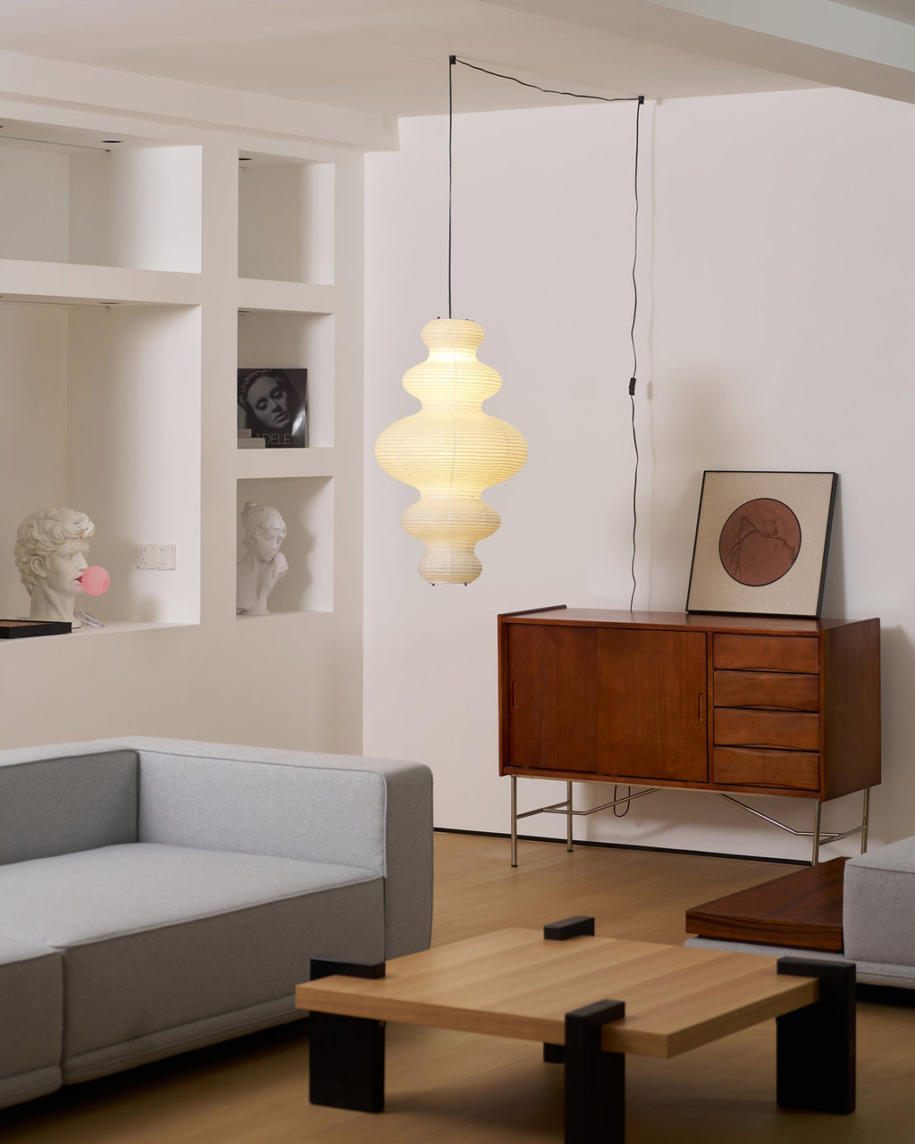 Akari Juni Plug In Pendant Lamp