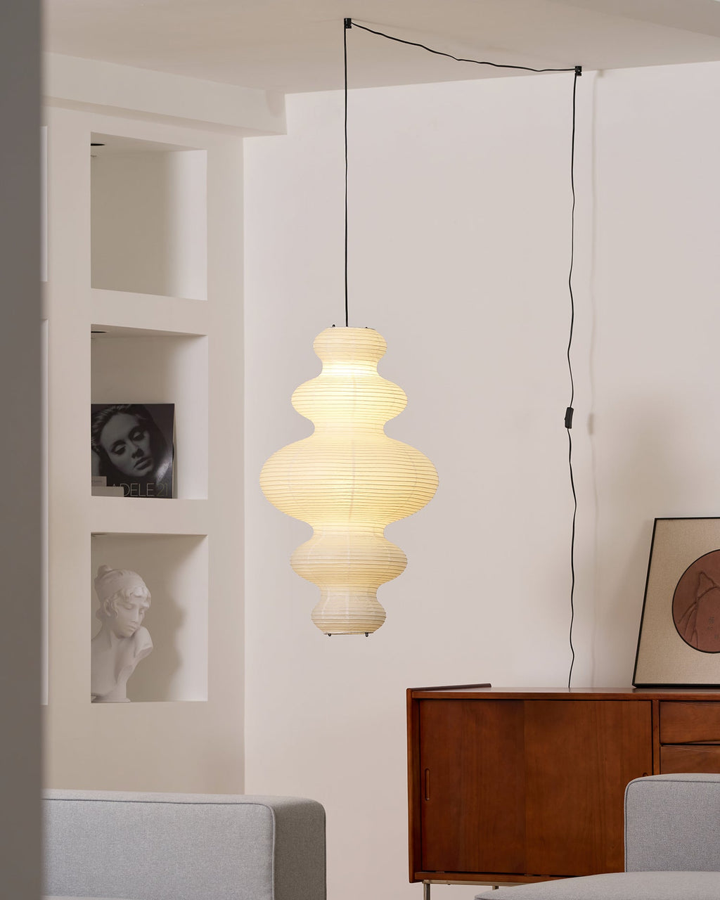 Akari Juni Plug In Pendant Lamp
