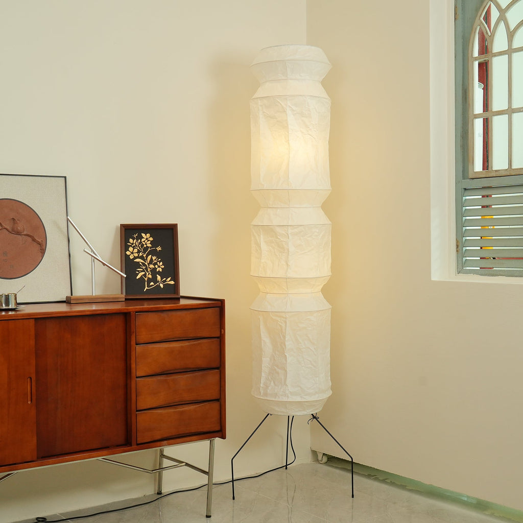 Akari UF4-L6 Floor Lamp 20.4″- 74″