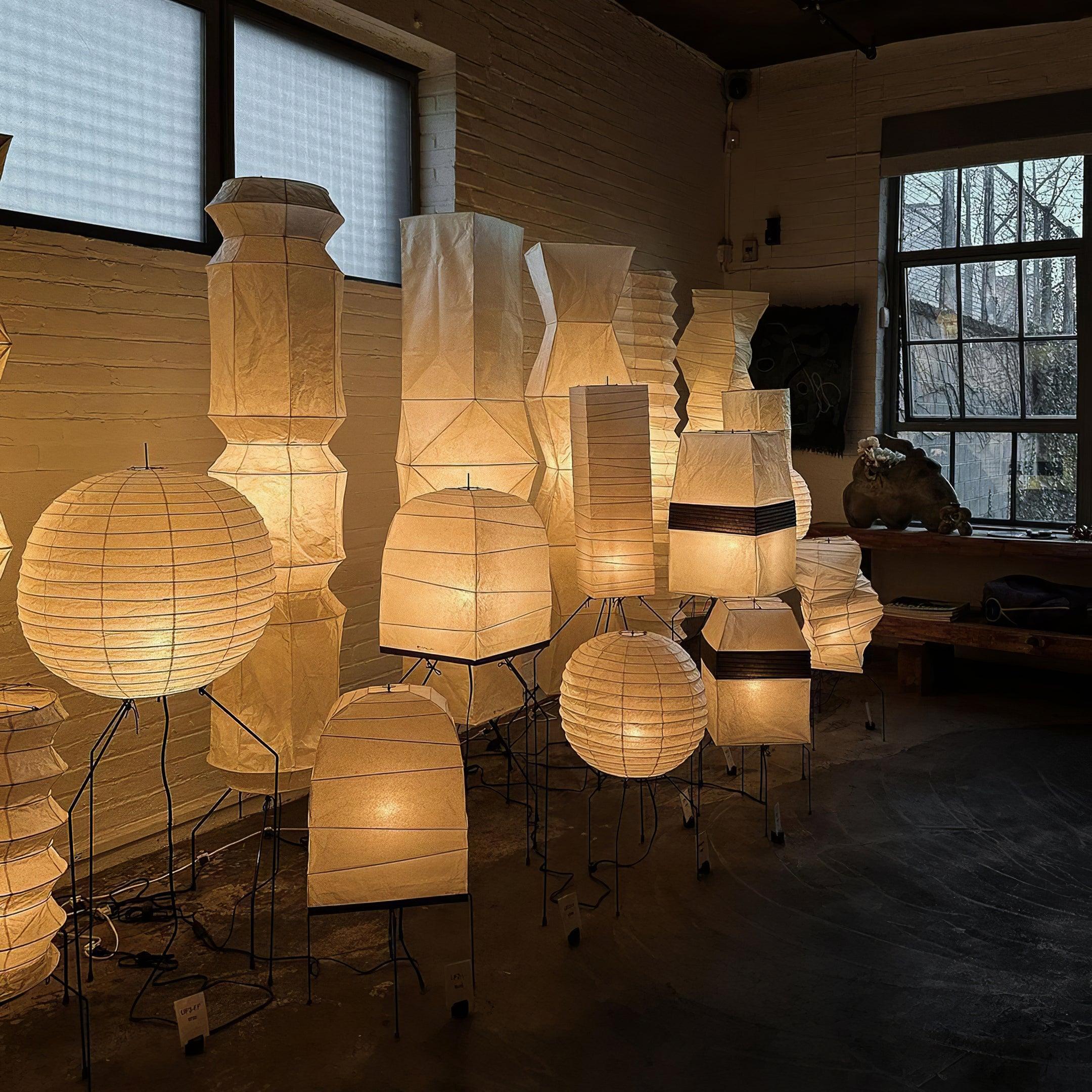 Akari UF4-L6 Floor Lamp 20.4″- 74″