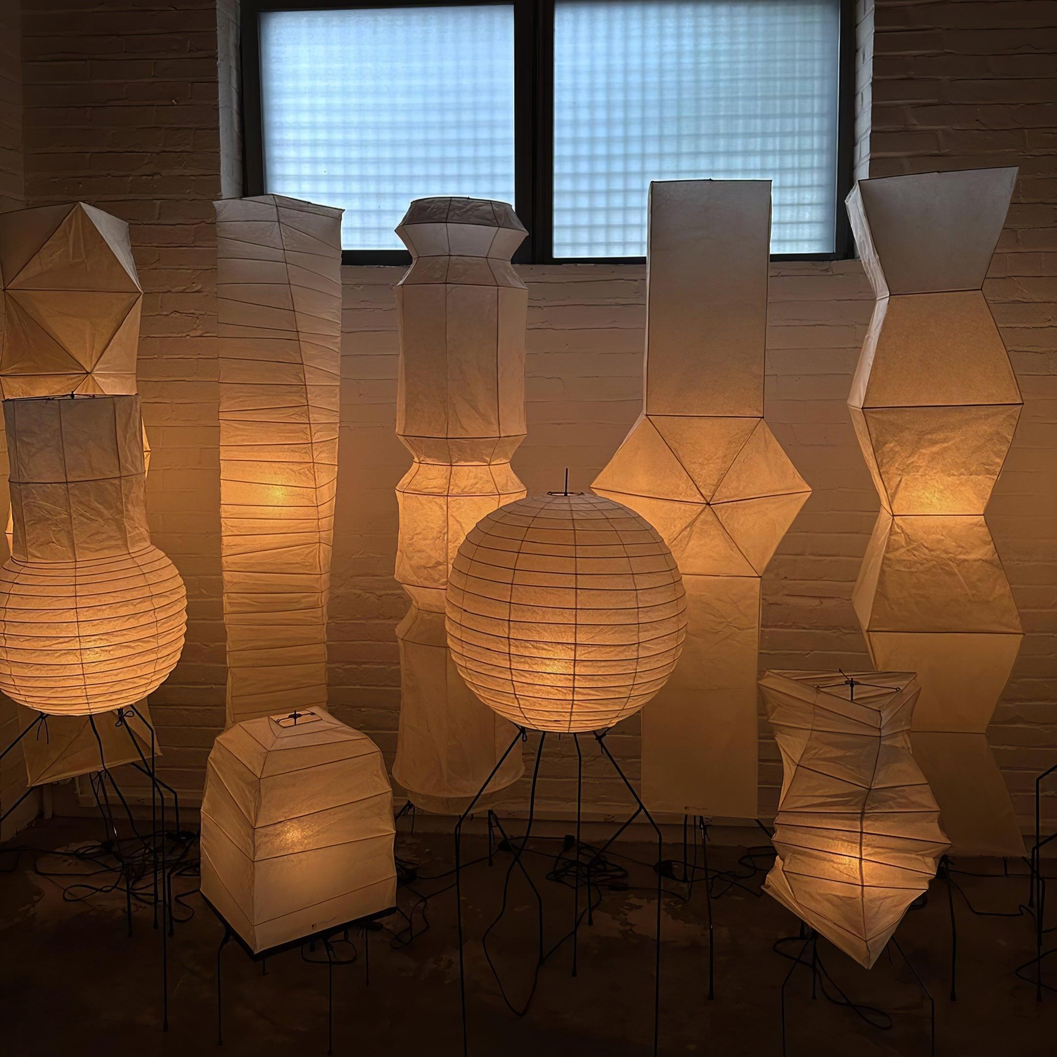 Akari UF4-L6 Floor Lamp 20.4″- 74″