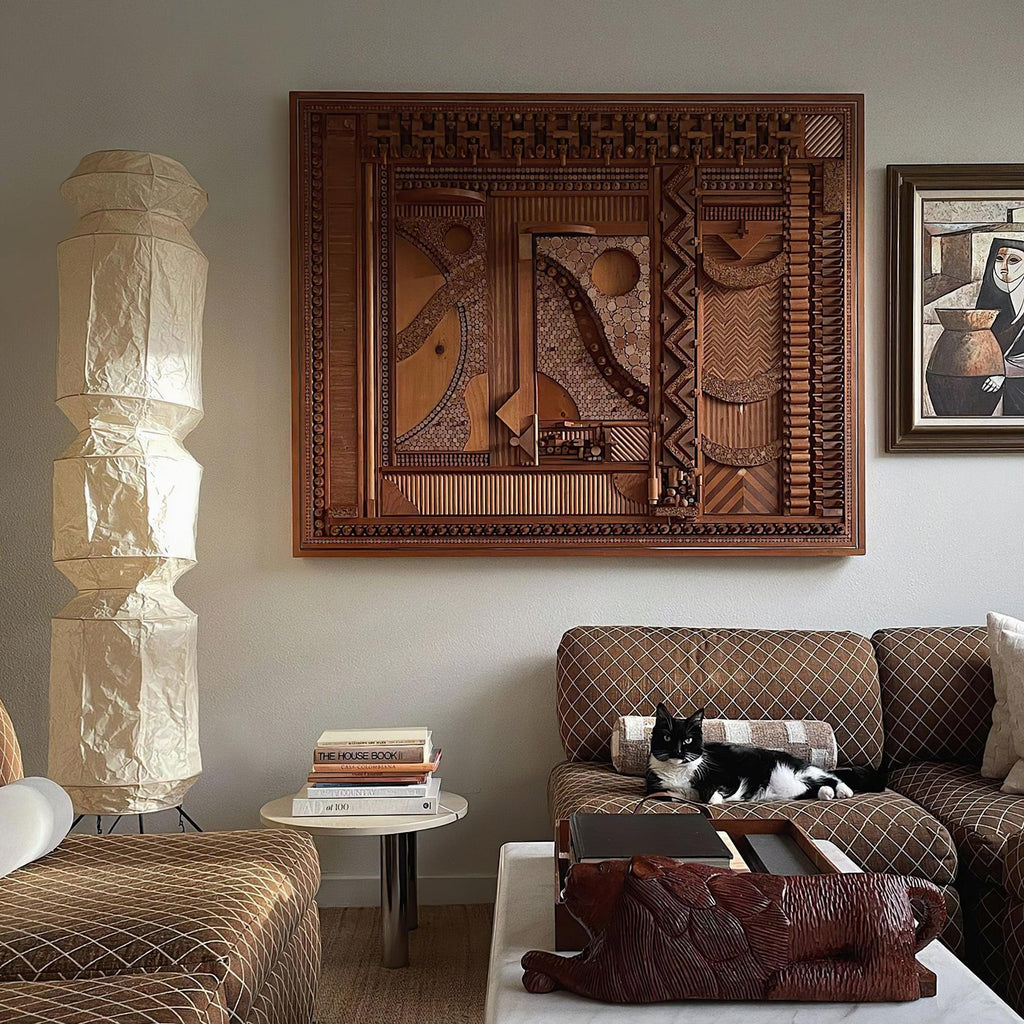 Akari UF4-L6 Floor Lamp 20.4″- 74″