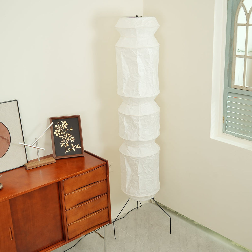 Akari UF4-L6 Floor Lamp 20.4″- 74″