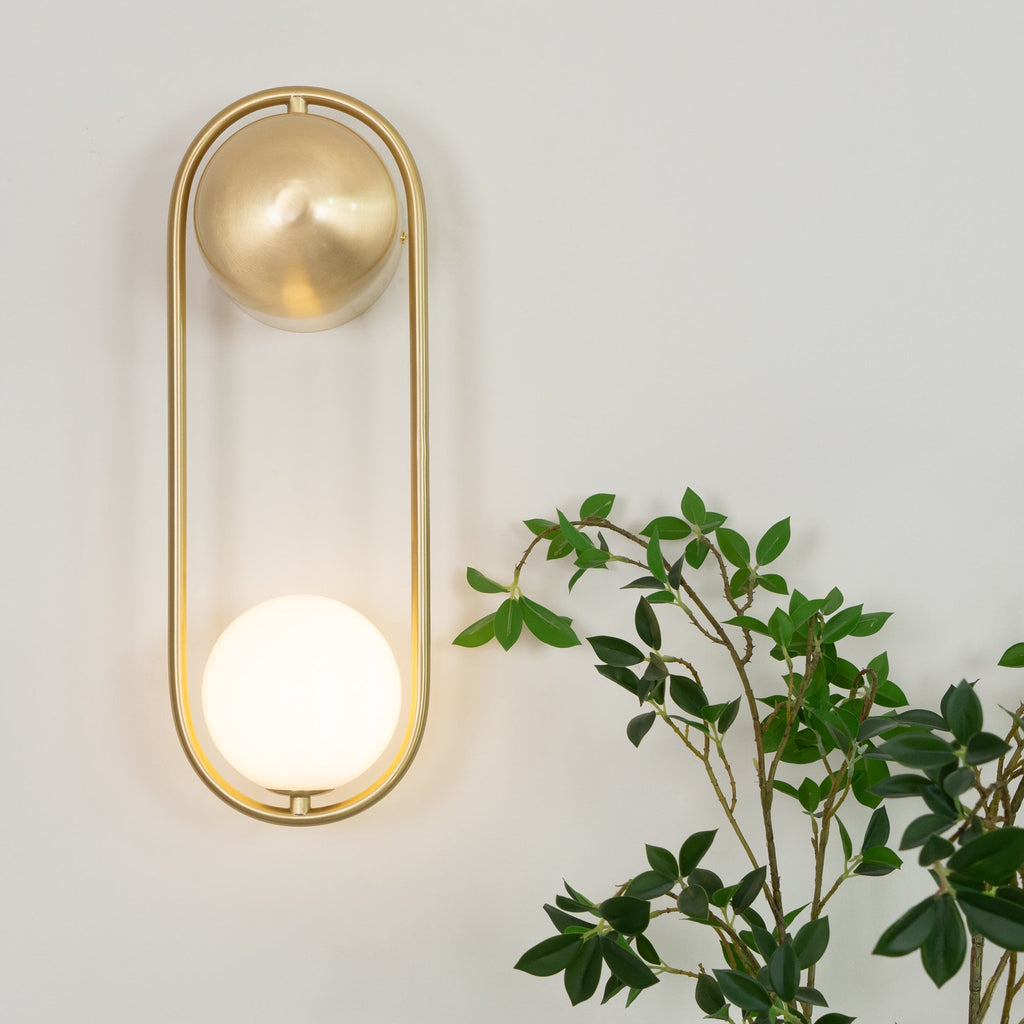 Alaynia Globe Wall Lamp