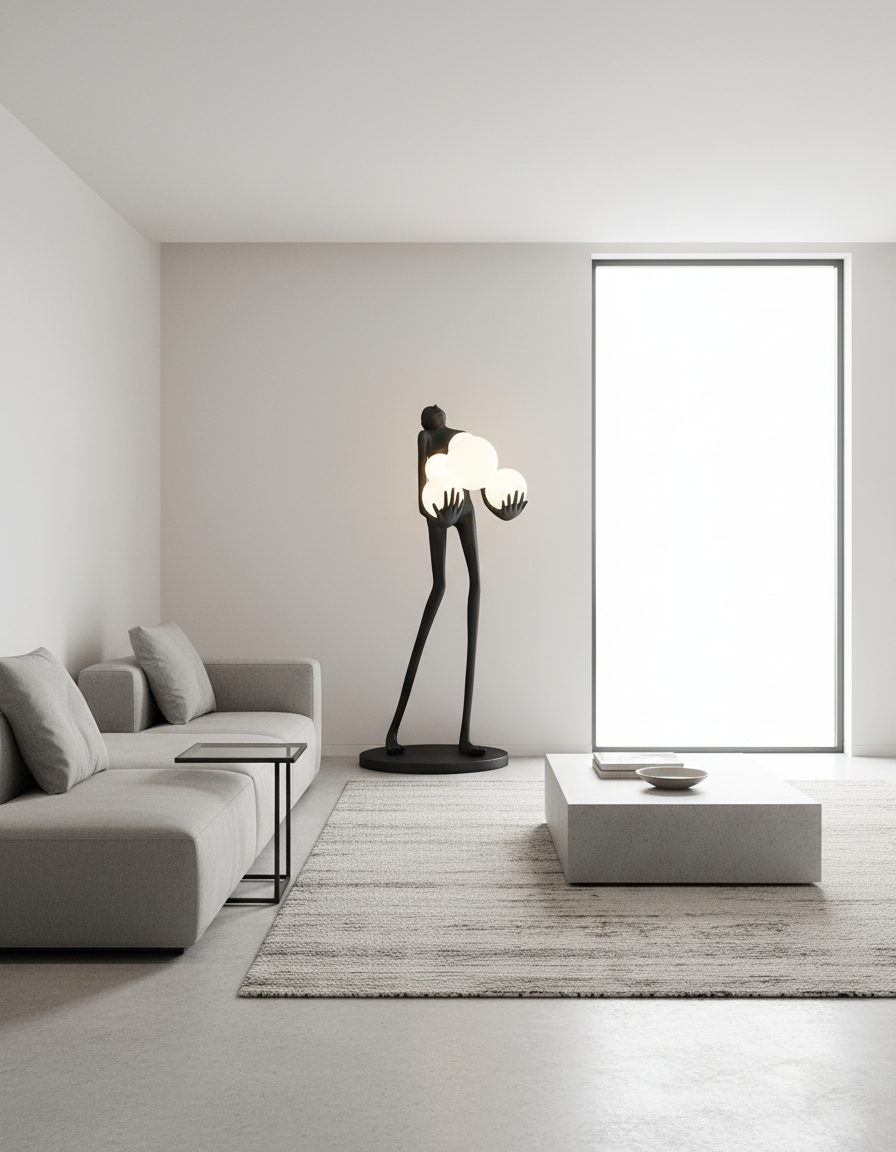 Artistic Figure Floor Lamp