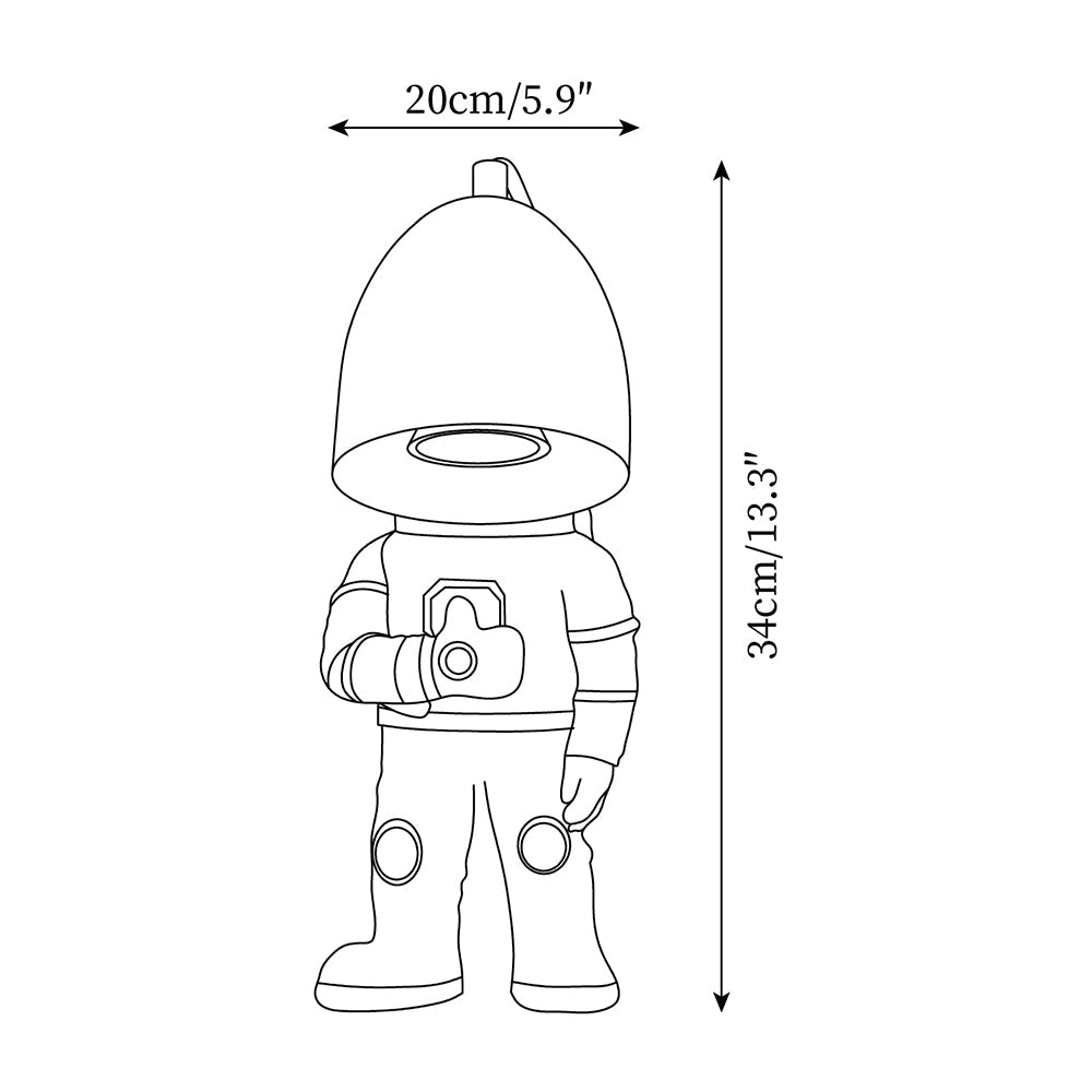 Astronaut Candle Warmer Lamp