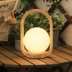 Tavellio Wooden Portable Table Lamp