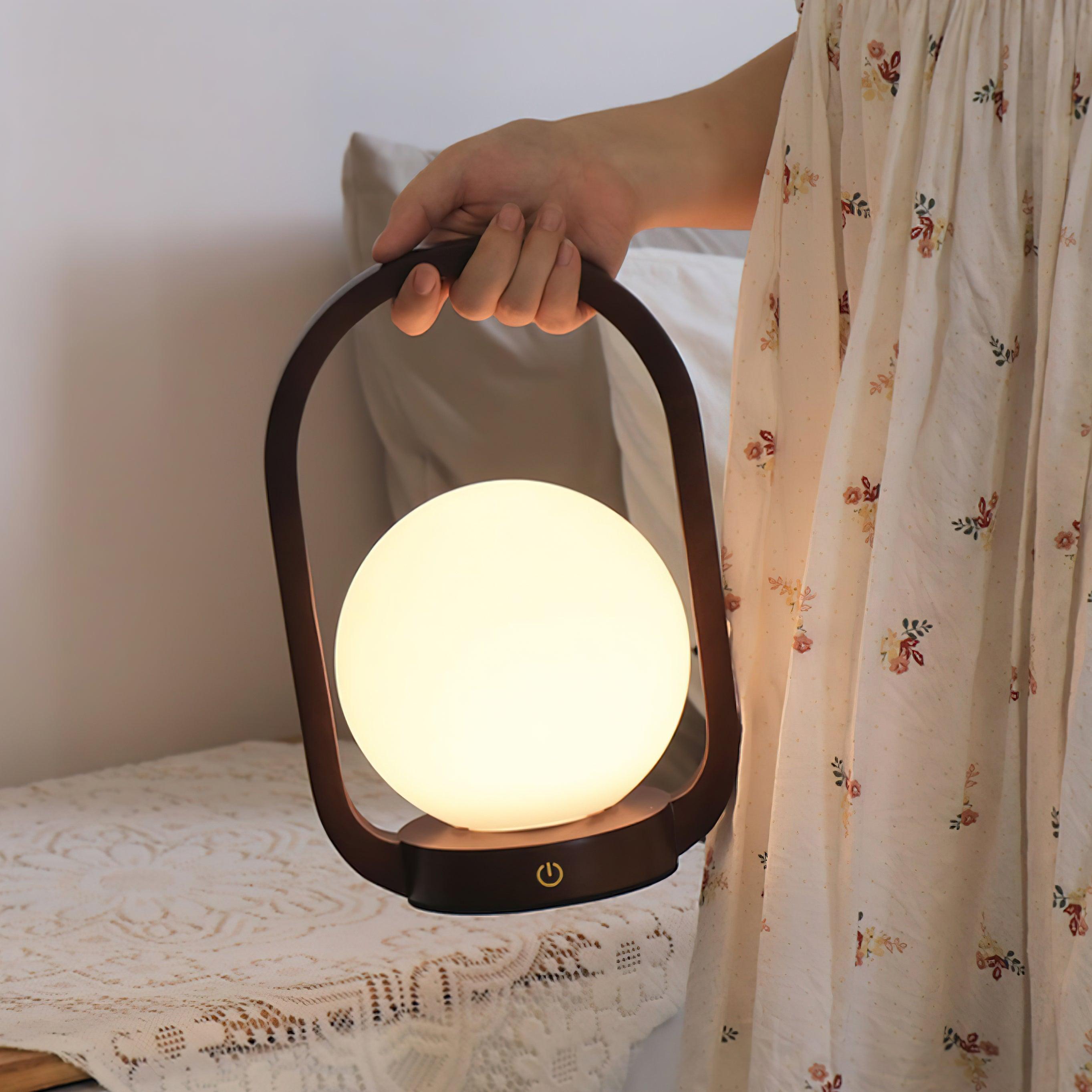 Tavellio Wooden Portable Table Lamp