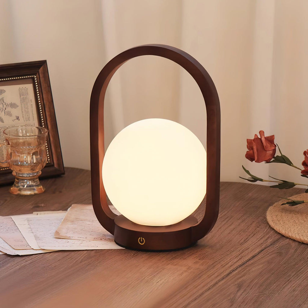 Tavellio Wooden Portable Table Lamp