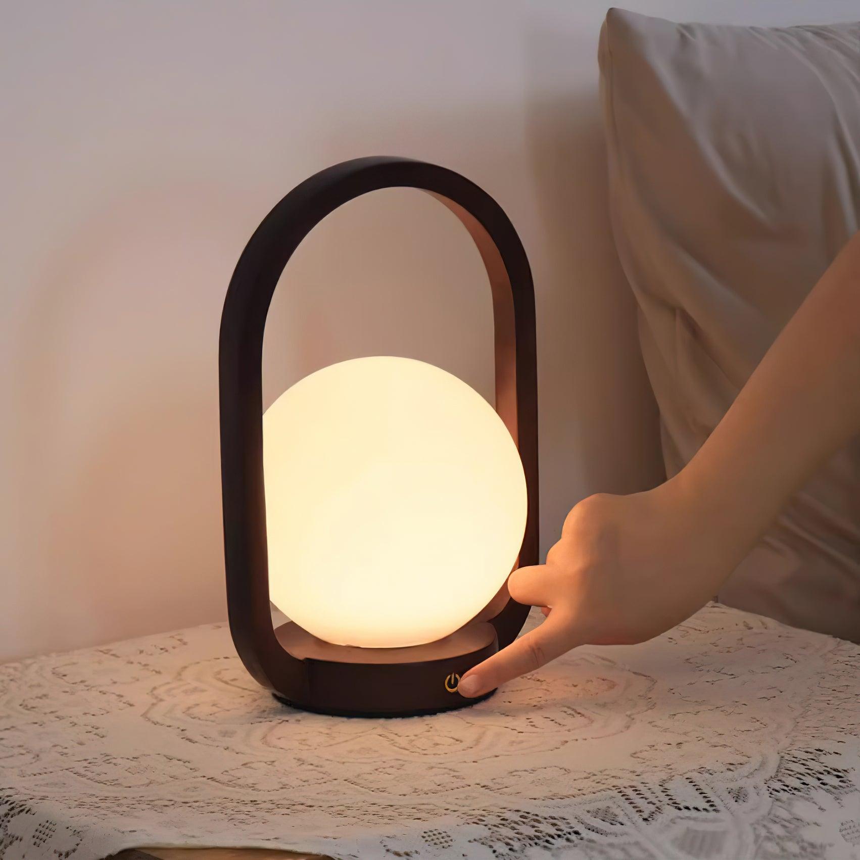 Tavellio Wooden Portable Table Lamp