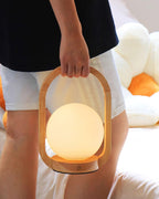 Tavellio Wooden Portable Table Lamp