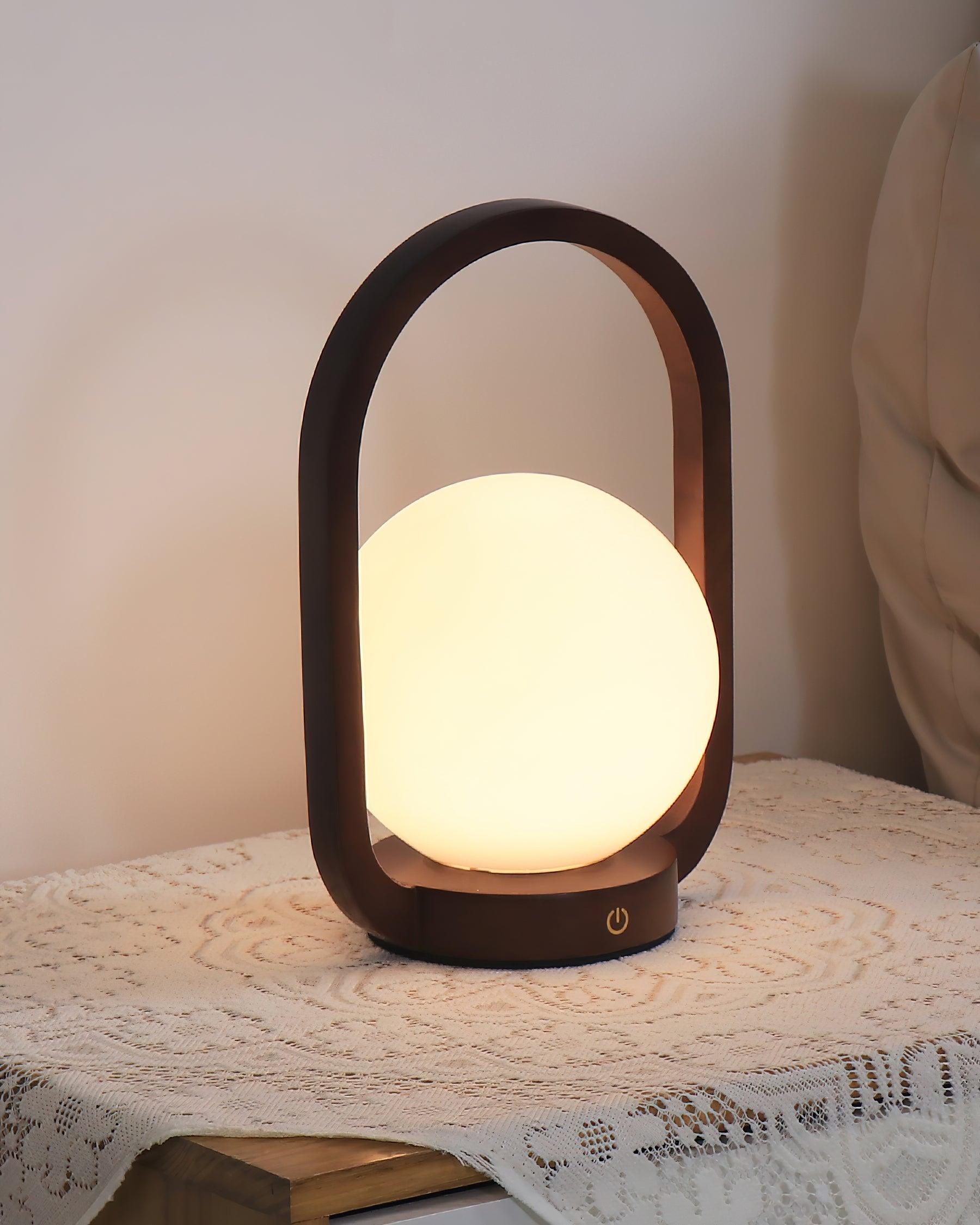 Tavellio Wooden Portable Table Lamp