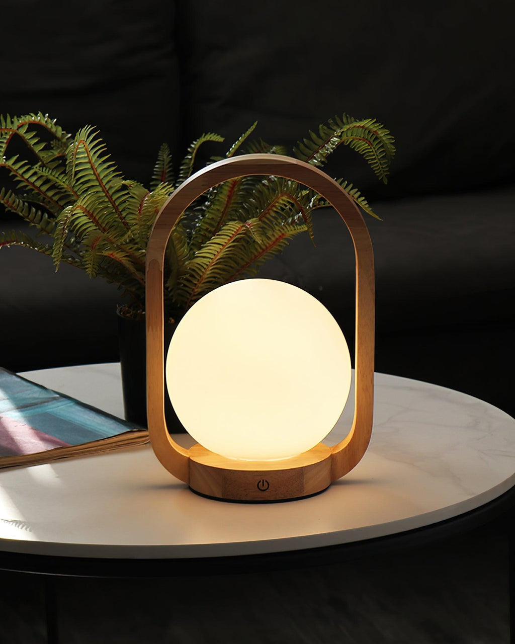 Tavellio Wooden Portable Table Lamp
