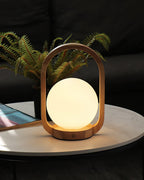 Tavellio Wooden Portable Table Lamp