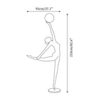 Ballerina Statue Floor Lamp