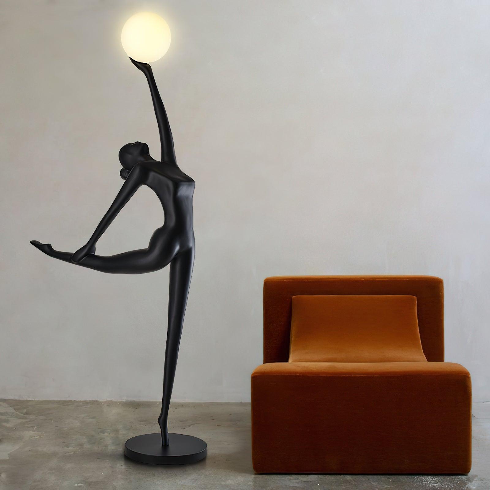 Ballerina Statue Floor Lamp