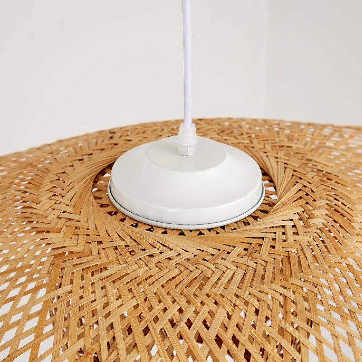 Bamboo Lotus Leaf Pendant Lamp