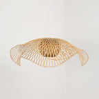 Bamboo Lotus Leaf Pendant Lamp