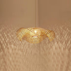Bamboo Lotus Leaf Pendant Lamp
