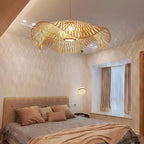 Bamboo Lotus Leaf Pendant Lamp