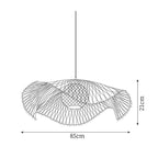 Bamboo Lotus Leaf Pendant Lamp