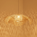 Bamboo Lotus Leaf Pendant Lamp