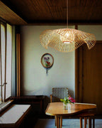 Bamboo Lotus Leaf Pendant Lamp