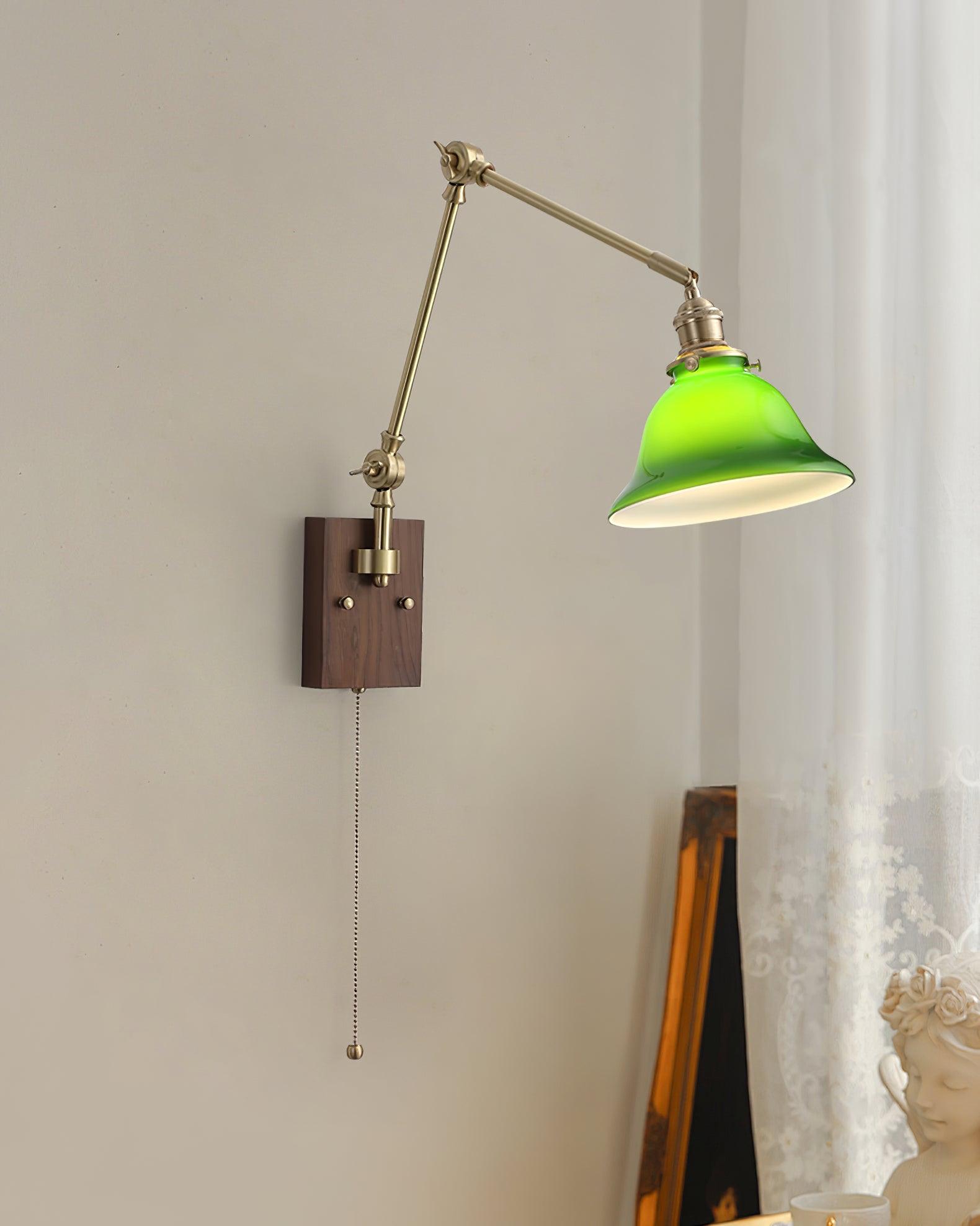 Banker Swing Arm Wall Light