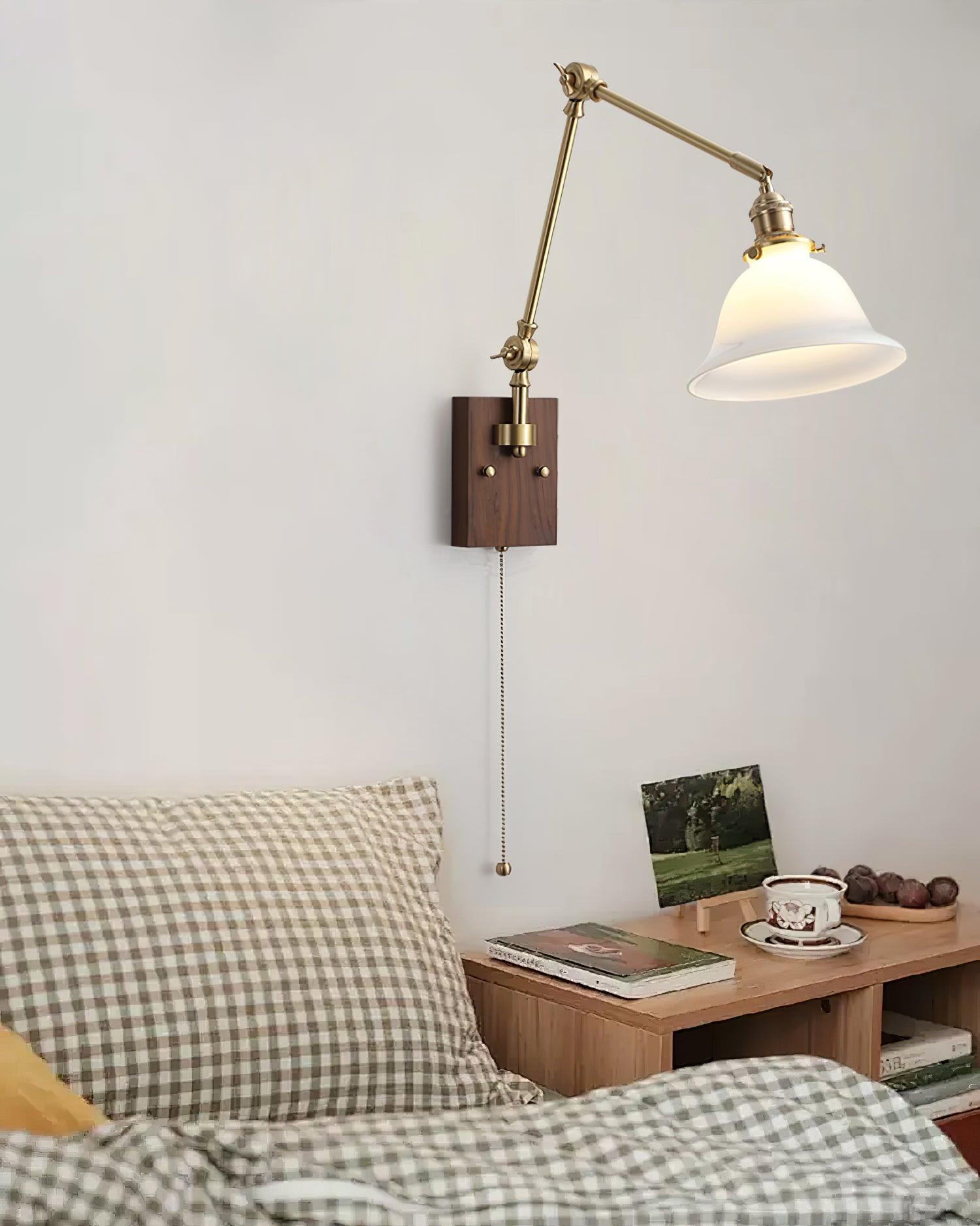 Banker Swing Arm Wall Light