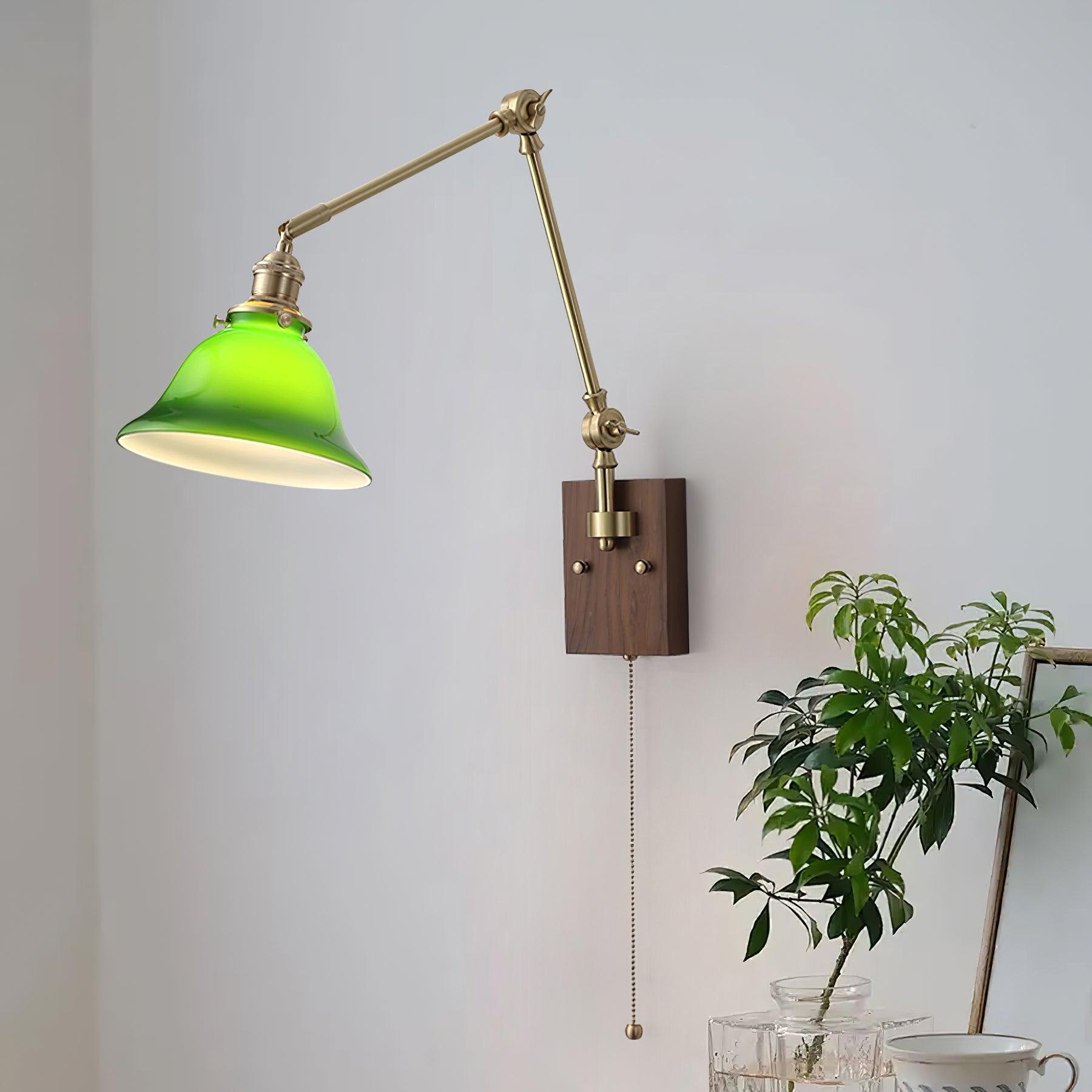 Banker Swing Arm Wall Light