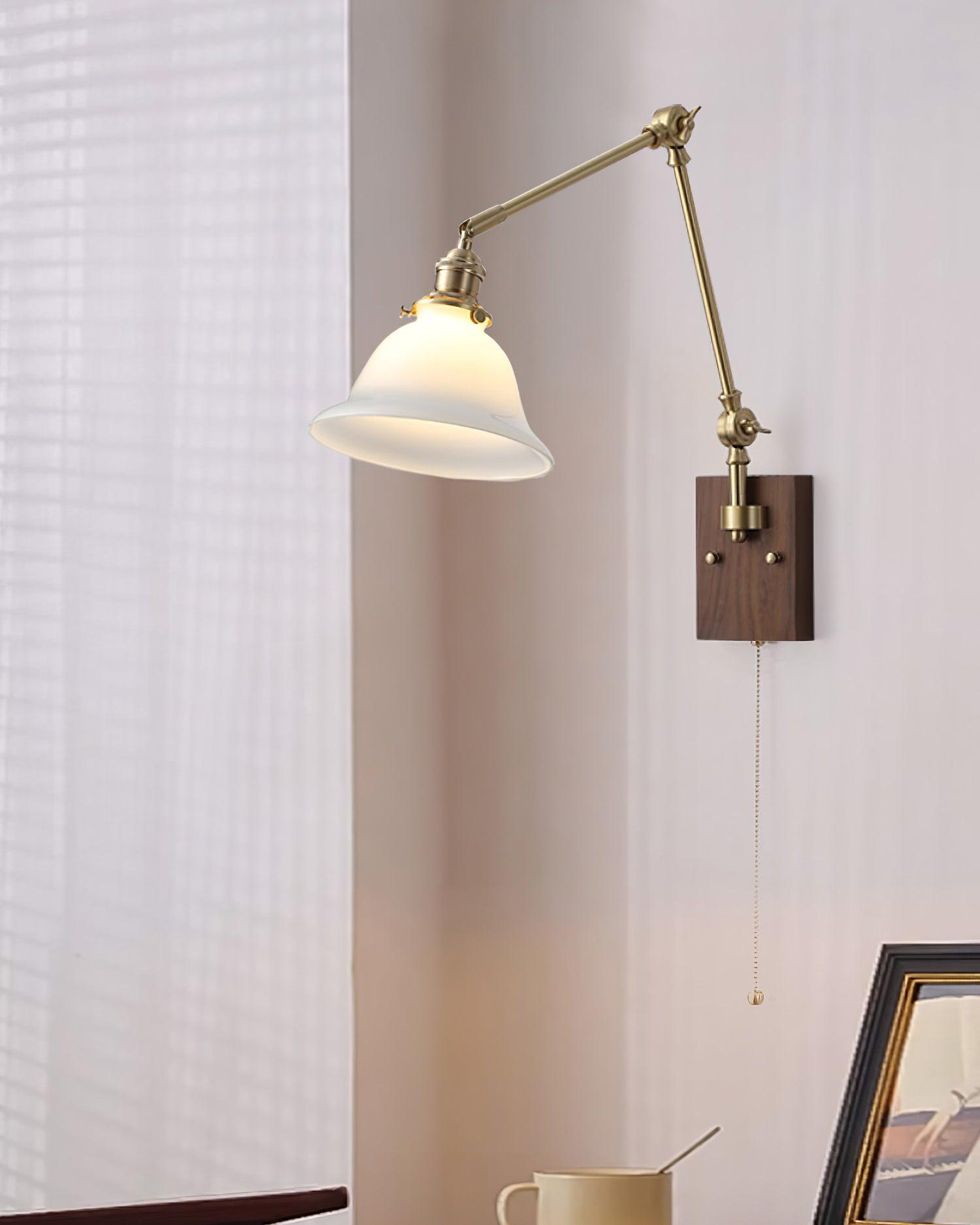 Banker Swing Arm Wall Light