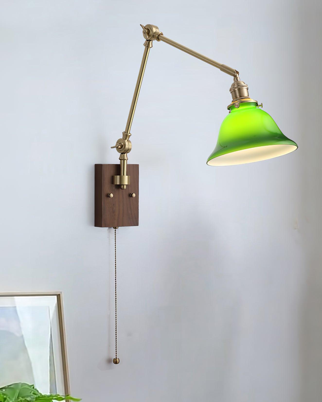 Banker Swing Arm Wall Light