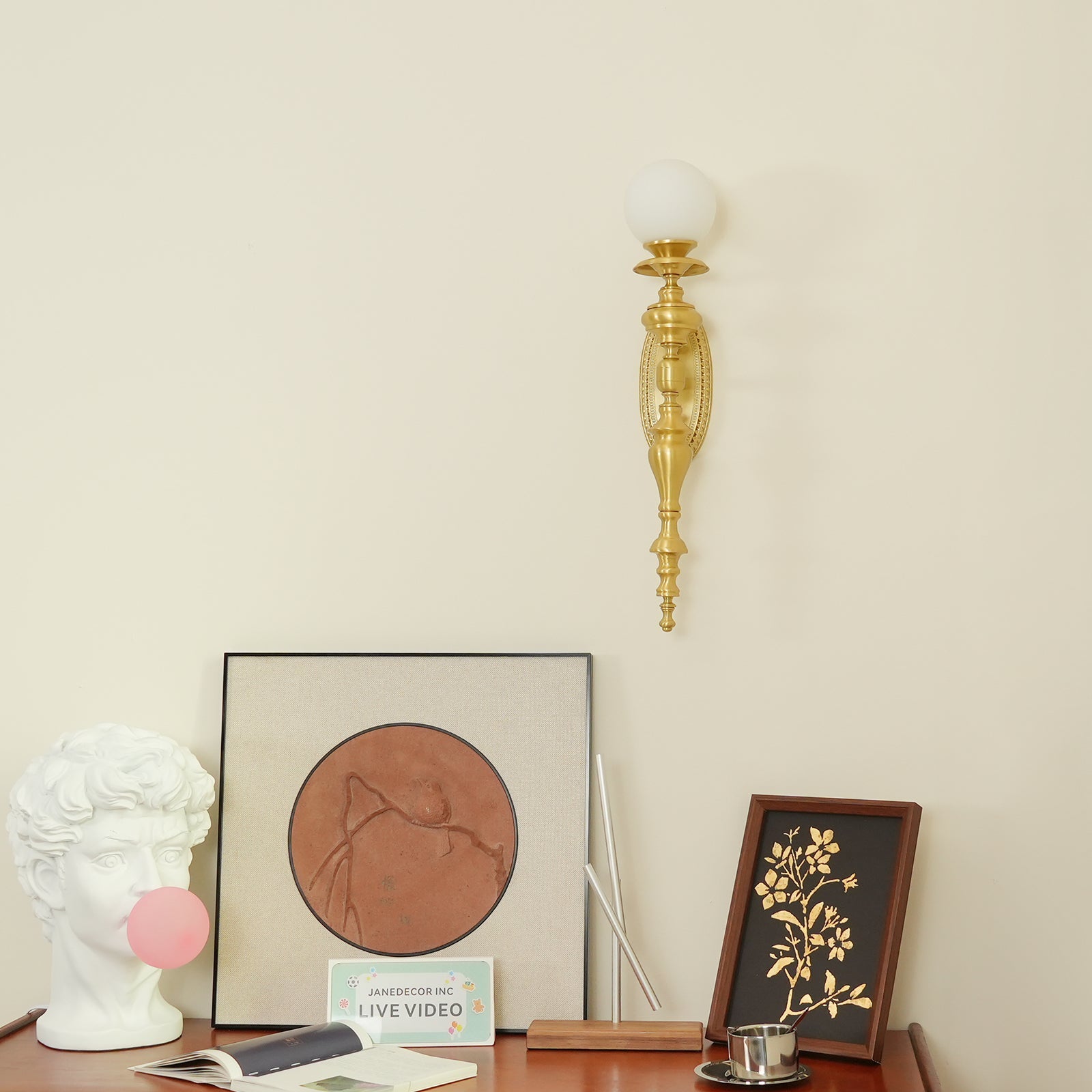 Beatty Brass Wall Lamp