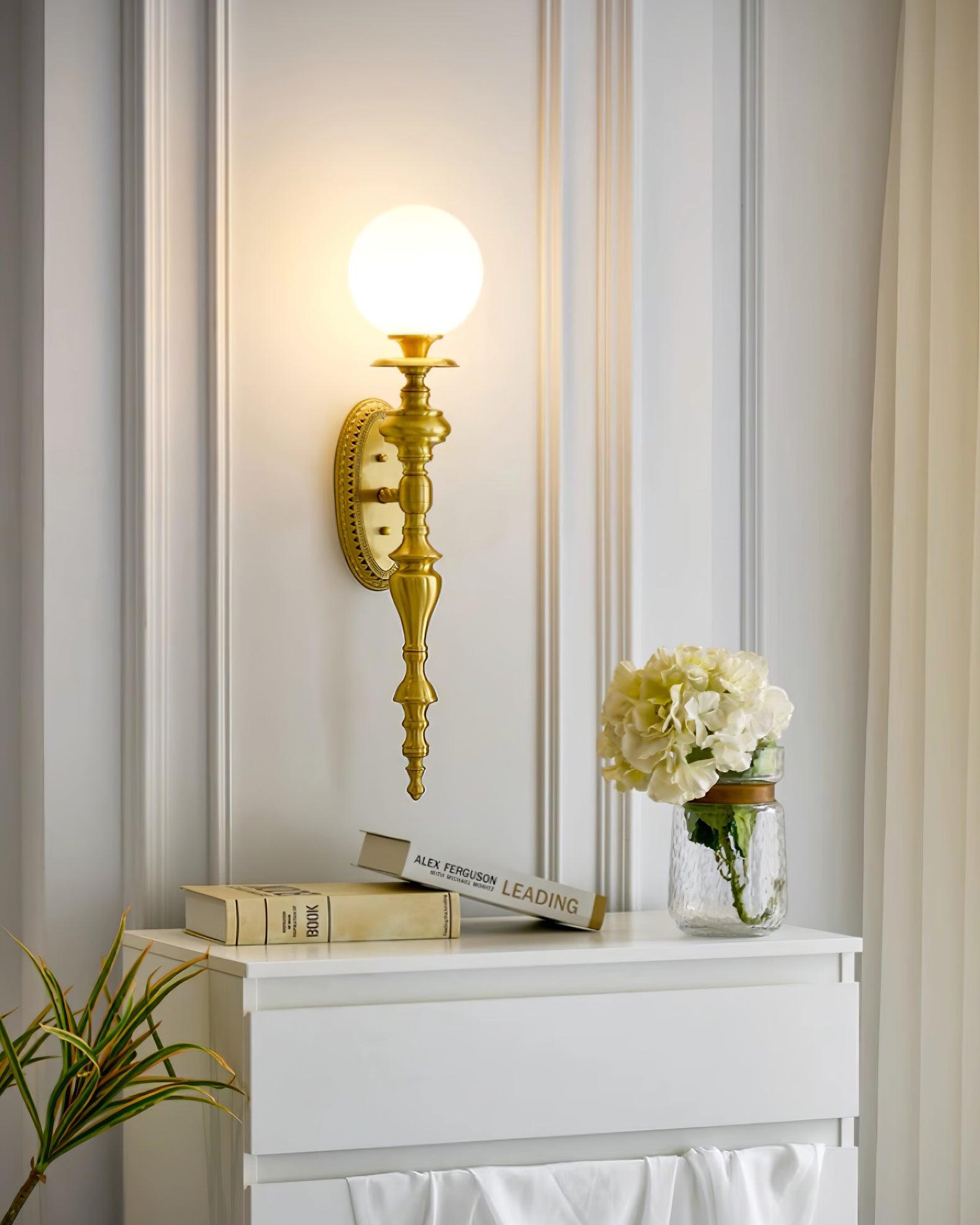 Beatty Brass Wall Lamp