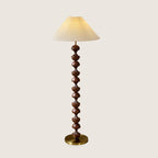 Bobbin Wood Floor Lamp