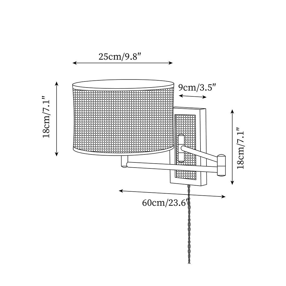 Bramley Swing Arm Wall Lamp